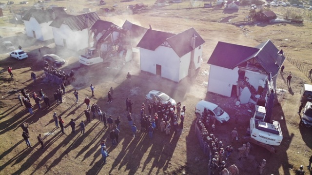 Trabzon'da yaylada yıkım gerginliği! Biber gazlı müdahale 12