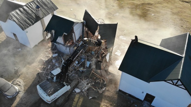 Trabzon'da yaylada yıkım gerginliği! Biber gazlı müdahale 8