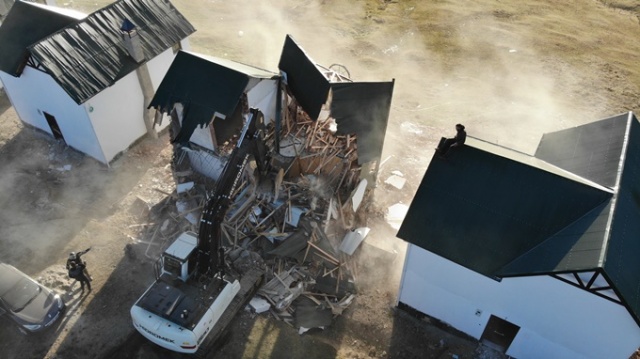 Trabzon'da yaylada yıkım gerginliği! Biber gazlı müdahale 13
