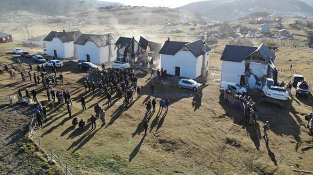 Trabzon'da yaylada yıkım gerginliği! Biber gazlı müdahale 10