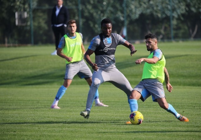 Trabzonspor Ankaragücü'ne hazırlanıyor.19.11.2019 11