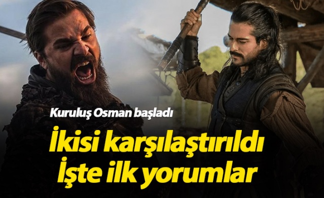 Kuruluş Osman 1. bölüm yayınlandı: Burak Özçivit ve Engin Altan Düzyatan karşılaştırıldı 1