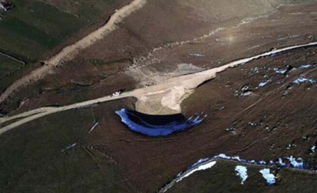 Yok olan 'Dipsiz Göl'e su verilmeye başlandı 26