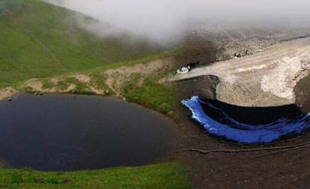 Yok olan 'Dipsiz Göl'e su verilmeye başlandı 12