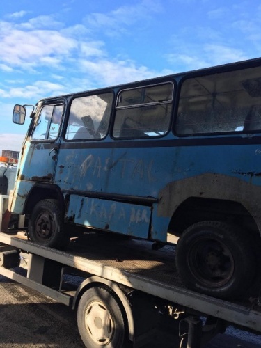 Hurda minibüsü öyle bir hale getirdi ki... 2