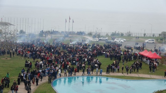 KTÜ’de hamsi şöleni - 2 saatte 3 ton hamsi… 7