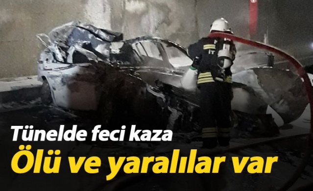 Tünelde kaza, ölü ve yaralılar var 1