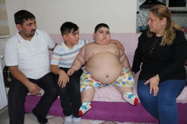 4 yaşında 70 kilo! 5