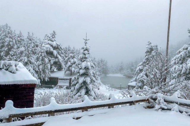 Doğu Karadeniz'de kar yüzünü gösteriyor 4