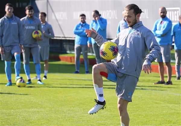Trabzonspor Antalyaspor maçı hazırlıklarını sürdürdü. 6 Aralık 2019 13