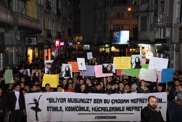 Ceren için hüzünlü yürüyüş 8