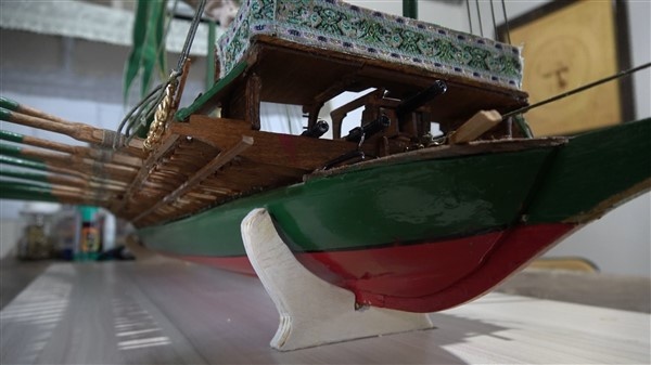 1 metrelik gemi yapmak için 8 ay uğraştı 3