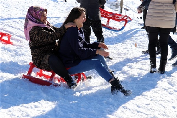 Zigana'da kızak keyfi 8