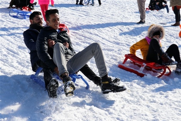 Zigana'da kızak keyfi 19