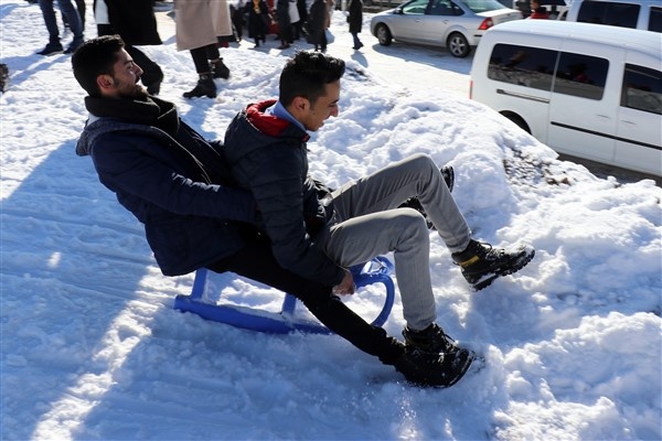 Zigana'da kızak keyfi 18