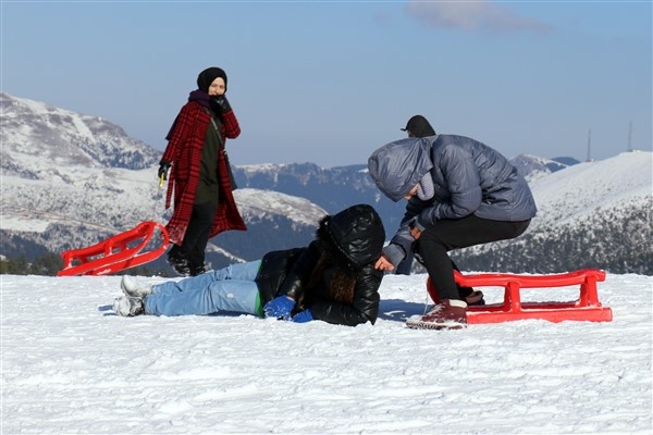 Zigana'da kızak keyfi 12