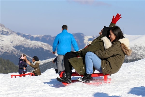 Zigana'da kızak keyfi 2