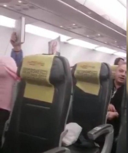 Uçakta ortalığı karıştırmıştı! Bakın şimdi ne yaptı 5