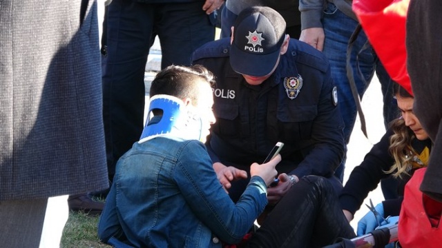 Ordu’da otomobilin çaptığı bisikletli genç yaralandı 4