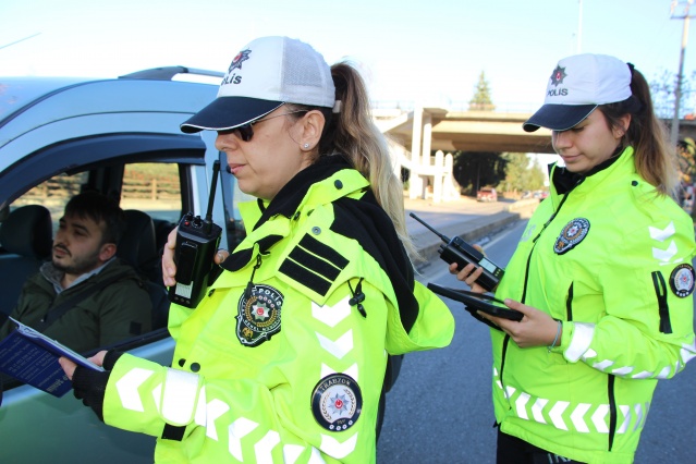 Trabzon'da trafiğin prensesleri 9