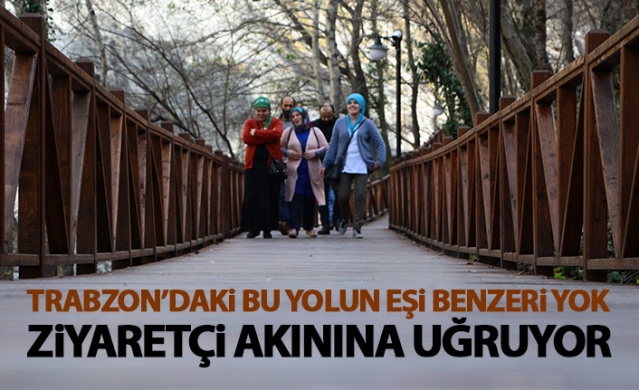 Trabzon'daki bu yolun Türkiye'de eşi benzeri yok! 1