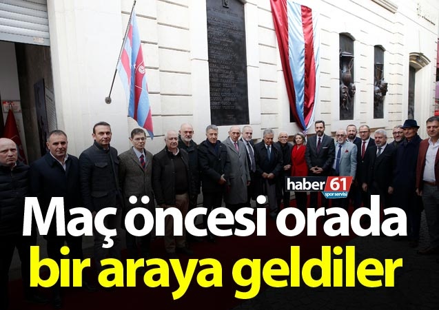 Trabzonspor maçı öncesinde orada toplandılar 1