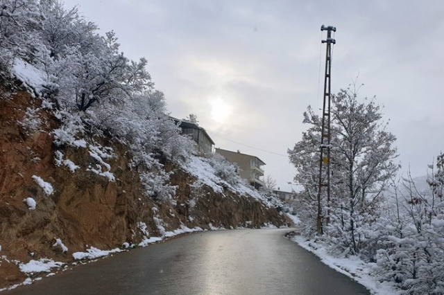 Gümüşhane beyaza büründü 2