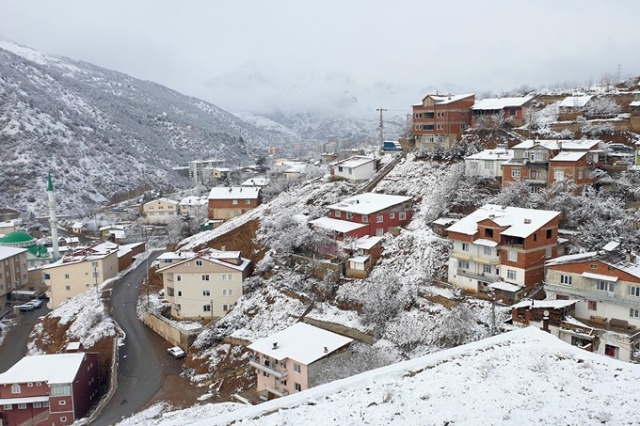 Gümüşhane beyaza büründü 9