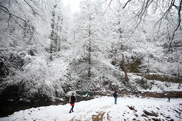 Trabzon'un yüksek kesimleri beyaza büründü 4