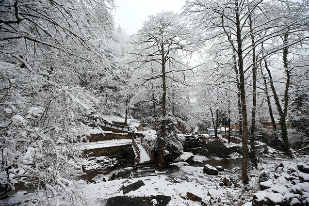 Trabzon'un yüksek kesimleri beyaza büründü 9