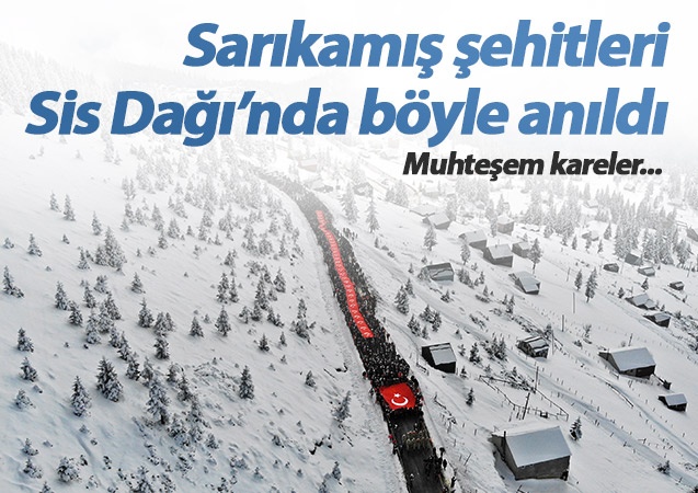 Sarıkamış şehitleri Sis Dağı'nda anıldı 1