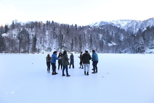 Buz tutan Karagöl'de horon 3