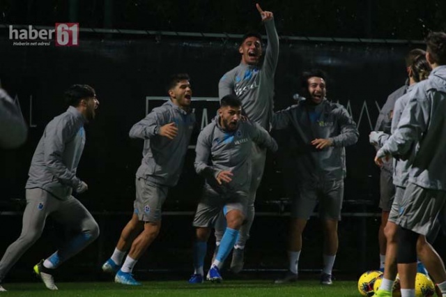 Trabzonspor’da neşeli antrenman 6