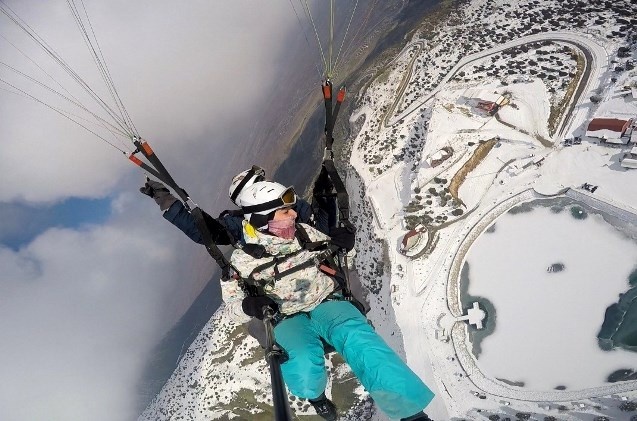 Paraşütçü baba-kızın gökyüzü tutkusu 4