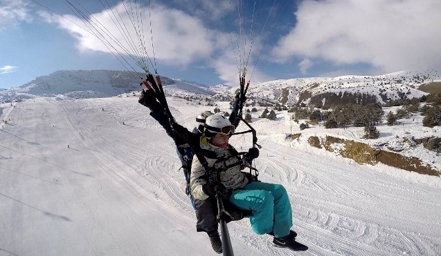 Paraşütçü baba-kızın gökyüzü tutkusu 7