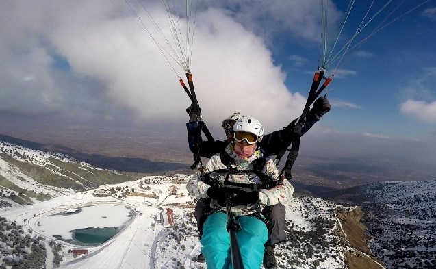 Paraşütçü baba-kızın gökyüzü tutkusu 2