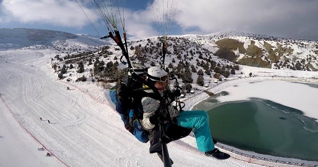 Paraşütçü baba-kızın gökyüzü tutkusu 5