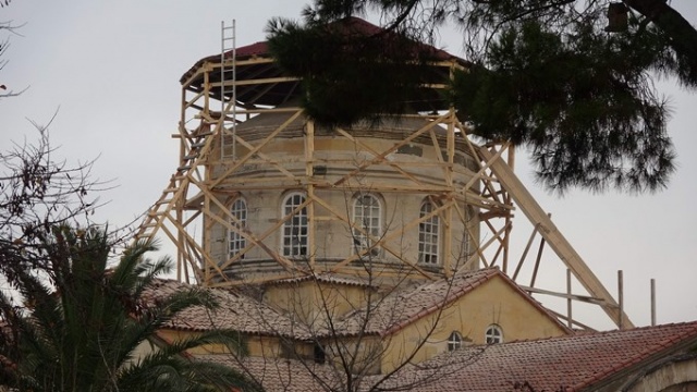 Ayasofya'daki restorasyonda son durum 10