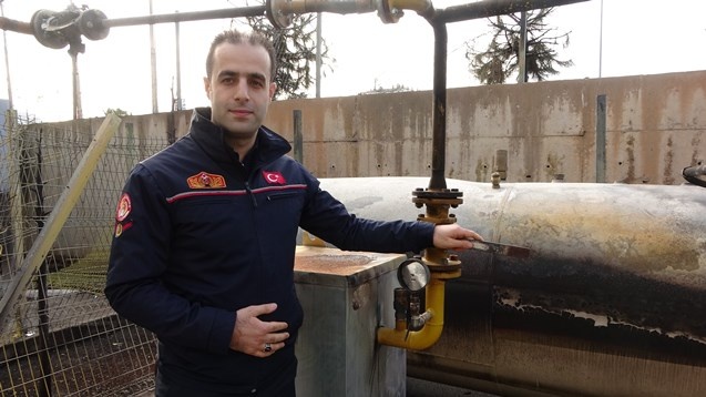 Trabzon'da kahraman itfaiyeci o anları anlattı. Foto Galeri. 11