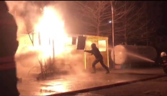 Trabzon'da kahraman itfaiyeci o anları anlattı. Foto Galeri. 4