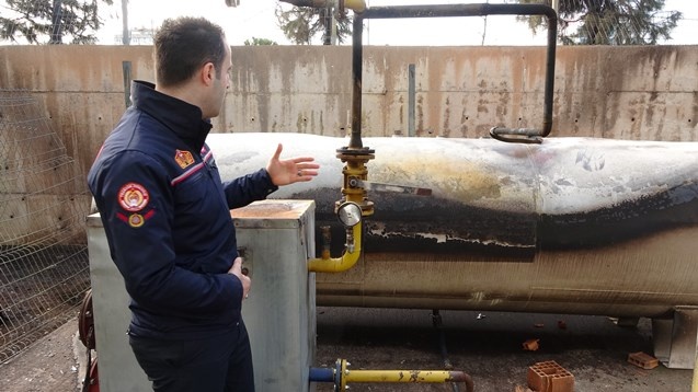 Trabzon'da kahraman itfaiyeci o anları anlattı. Foto Galeri. 7
