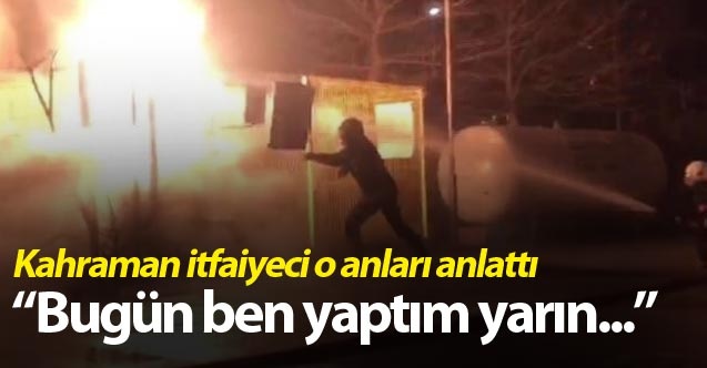 Trabzon'da kahraman itfaiyeci o anları anlattı. Foto Galeri. 1