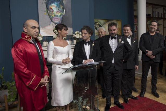 Sıla ve Hazer Amani evlendi 3