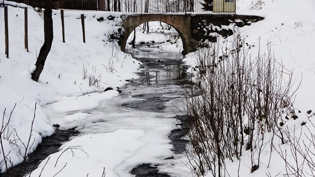 Trabzon yaylalarında kar manzaraları 6