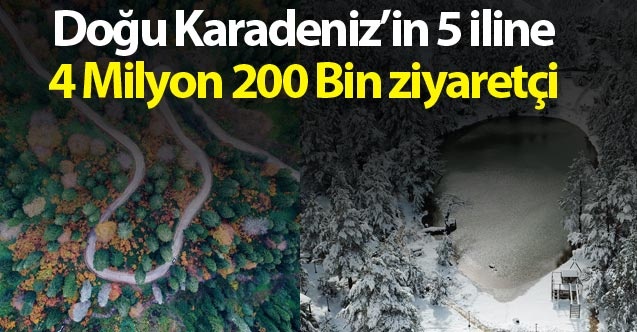 Doğu Karadeniz'in 5 iline 4 Milyon 200 Bin ziyaretçi 1