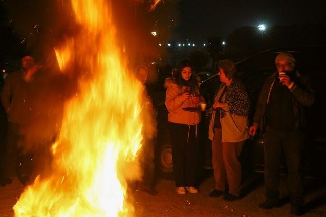 Manisa'da deprem korkusuyla vatandaşlar sokakta kaldı 11