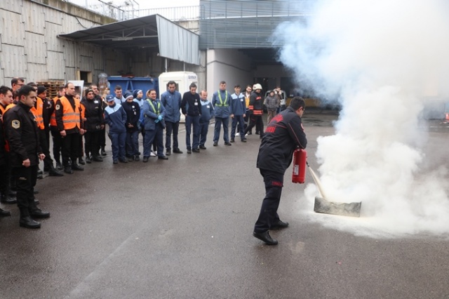 Trabzon'da afet ve yangın tatbikatı 5