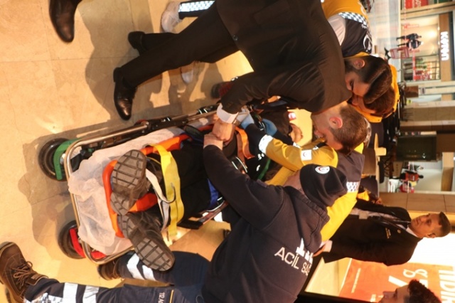 Trabzon'da afet ve yangın tatbikatı 6