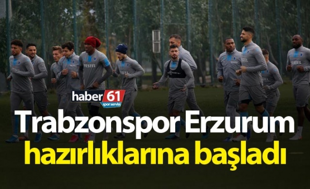Trabzonspor Erzurum hazırlıklarına başladı 1