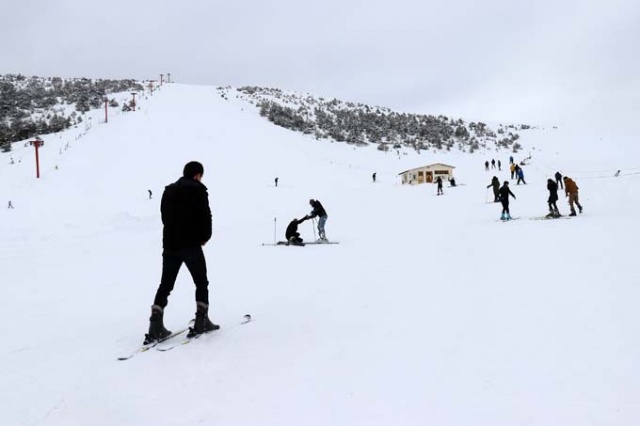 Zigana Dağı yarıyıl tatilinde doldu taştı 5